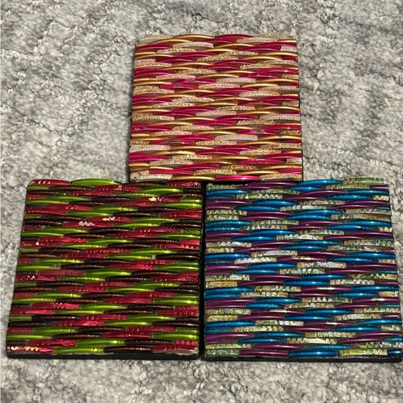 Anthropologie Coasters - Set of 3 - Picture 4 of 6